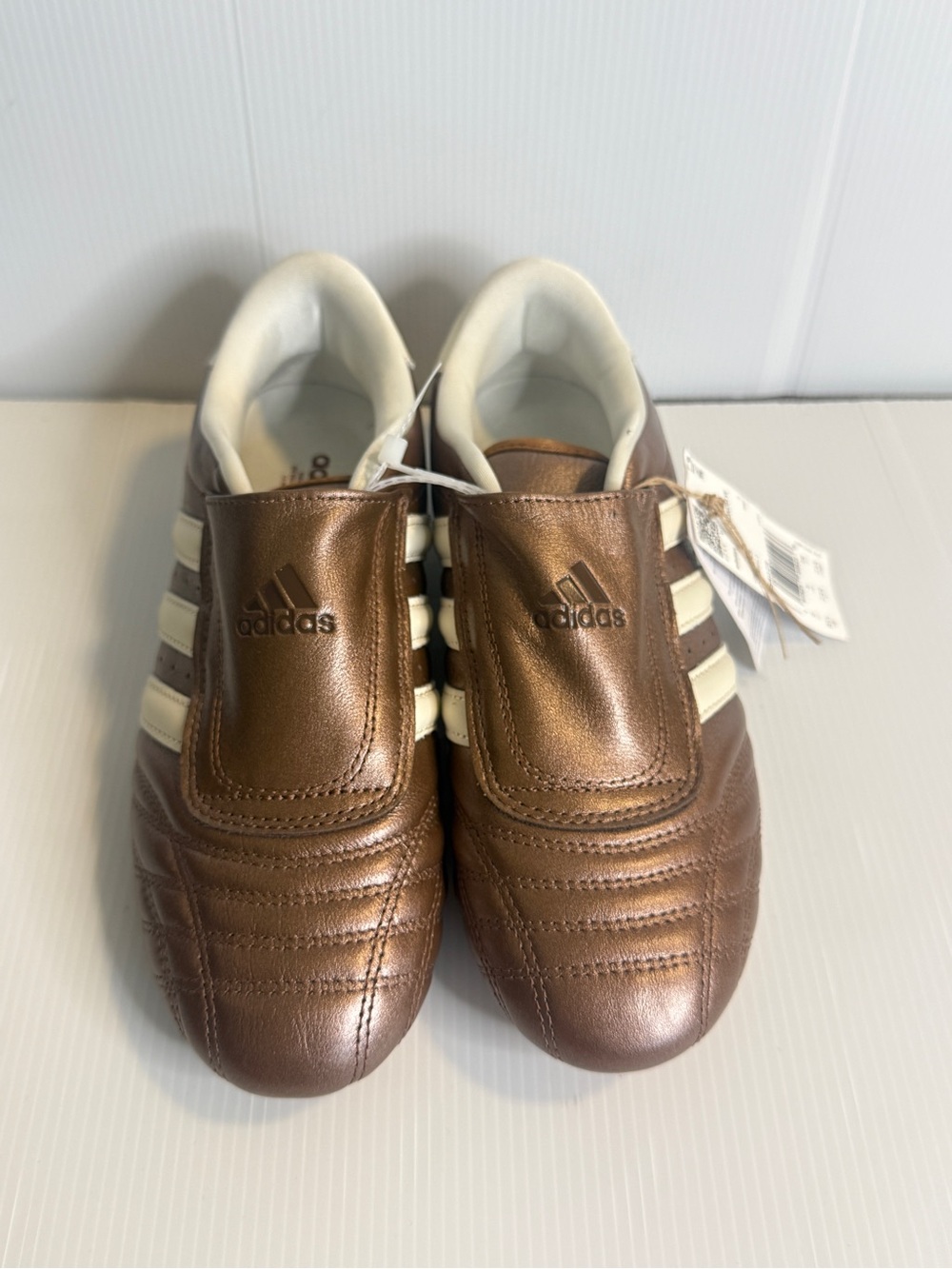 Adidas Originals Brand New Taekwondo Shoes Metallic Brown JS4025 Womens Size 6.5